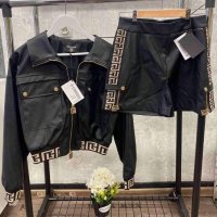 🔥Balmain уникален черен дамски комплект🔥, снимка 1 - Панталони - 43959996