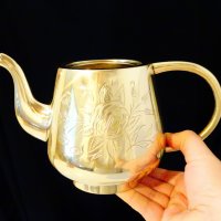 Чайник,кана Британска Индия,никелово сребро,маркировка. , снимка 8 - Антикварни и старинни предмети - 26433685