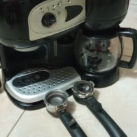 Кафе Машина Delonghi BCO260 Комбинирана за Еспресо и филтър Кафе+Крема дискШварц и Капучино система , снимка 1 - Кафемашини - 39631019