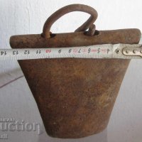 голяма хлопка камбана чан метал кована ковано желязо, снимка 4 - Антикварни и старинни предмети - 28884419