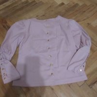 Нова блуза/ риза кожена пола, снимка 4 - Блузи с дълъг ръкав и пуловери - 27597318