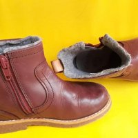 Английски детски боти естествена кожа-CLARKS , снимка 2 - Детски боти и ботуши - 38323483