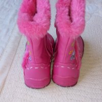 Детски розови ботуши с топла подплата  №23 нови!, снимка 4 - Детски боти и ботуши - 28504260