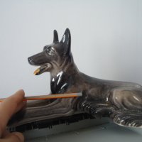 Старо Куче фигура статуетка порцелан керамика, снимка 8 - Статуетки - 37594584