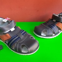 Английски детски сандали естествена кожа-3 цвята, снимка 8 - Детски сандали и чехли - 28299374