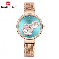 Дамски часовник NAVIFORCE Blue/Gold 5013 RGBERG., снимка 1 - Дамски - 34722933