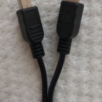 Dual mini USB <-> USB кабел - 2 метра, снимка 2 - USB кабели - 37512499