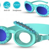 Нови Детски очила 2 в 1 с UV защита за плаж и против мъгла за плуване, снимка 1 - Други - 33614689
