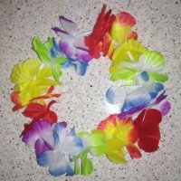 Хавайски гердан украшение парти аксесоар, снимка 2 - Други - 26706701