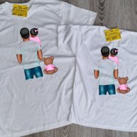 Еднакви тениски за баща и син / дъщеря , снимка 6 - Детски тениски и потници - 36932933