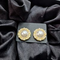 Луксозни обеци с 24к златно покритие, снимка 1 - Обеци - 43832534