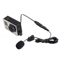 Кабел Mini USB към 3.5mm микрофон за GoPro Hero 3, Черен, снимка 4 - Чанти, стативи, аксесоари - 27878082