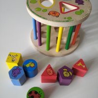 Дървена играчка за сортиране, снимка 1 - Образователни игри - 37093634