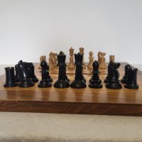#1 Стар дървен шах , настолен шах , снимка 4 - Антикварни и старинни предмети - 43085436