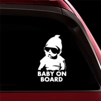 Бебе в колата / Baby on Board - Предпазителен стикер, снимка 4 - Аксесоари и консумативи - 27445350