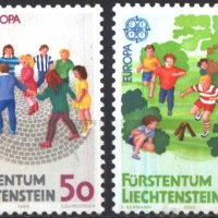Чисти марки Европа СЕПТ 1991 от Лихтенщайн, снимка 1 - Филателия - 42968717
