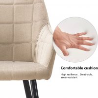 Висококачествени трапезни столове тип кресло МОДЕЛ 175, снимка 5 - Столове - 35043423