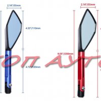 Огледала За Мотор Скутер АТВ За Обратно Виждане Универсални 8/10мм, снимка 2 - Аксесоари и консумативи - 32718446