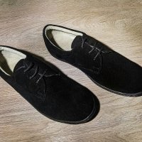 Нови мъжки обувки от естествен велур № 43, снимка 3 - Официални обувки - 27368686