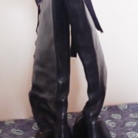 Ботуши BRONX - уникален модел с красиви връзки, естествена кожа, снимка 8 - Дамски ботуши - 43871943
