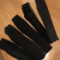 Разпродажба!Черни дънки-панталони , снимка 2 - Дънки - 35109103