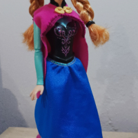 НАМАЛЕНА Кукла Анна от Замръзналото кралство, снимка 2 - Кукли - 44864959