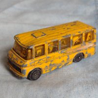 Метална количка ретро ученически автобус MERCEDES BENZ MADE IN BRITAIN 14116, снимка 9 - Колекции - 40730961