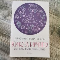 Всичко за кърменето - Христина Янева-Хедра , снимка 1 - Специализирана литература - 43790564