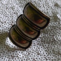 Много масивен пръстен от бронз , снимка 3 - Пръстени - 40805478