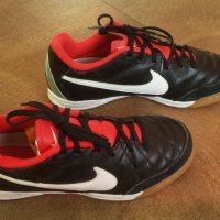 NIKE TIEMPO Leather Footlall Shoes Размер EUR 37,5 / UK 4,5 за футбол естествена кожа 73-14-S, снимка 1 - Детски маратонки - 43760184