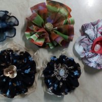 Ръчно изработени цветя за Диадеми и фиби, снимка 16 - Аксесоари за коса - 32538809