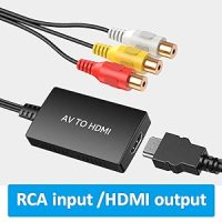 RCA към HDMI конвертор,AV към HDMI адаптер,1080P CVBS видео аудио адаптер,PS3/Xbox/VHS/VCR/Blue-Ray , снимка 10 - Стойки, 3D очила, аксесоари - 42946982