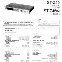 Tuner ''Technics'' ST-Z45 Quartz  Synthesizer stereo FM/AM, снимка 12 - Ресийвъри, усилватели, смесителни пултове - 43879970