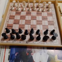 Туристически игритри броя шах,табла и ,домино, снимка 4 - Други стоки за дома - 39232661