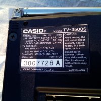 Ретро портативен телевизор ,,Casio " Работещ . Нов ., снимка 10 - Телевизори - 38086649