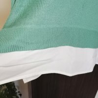 S р/р Елегантна блуза като нова, ГО 46 см, снимка 2 - Ризи - 44000947