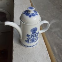 Чайник немски порцелан кобалт маркировка, снимка 3 - Антикварни и старинни предмети - 40074138