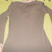 Дамска блуза трико и дантела, размер М, снимка 10 - Блузи с дълъг ръкав и пуловери - 37890730