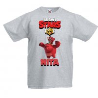 Детска тениска Nita 3 Brawl Stars, снимка 4 - Детски тениски и потници - 32921385