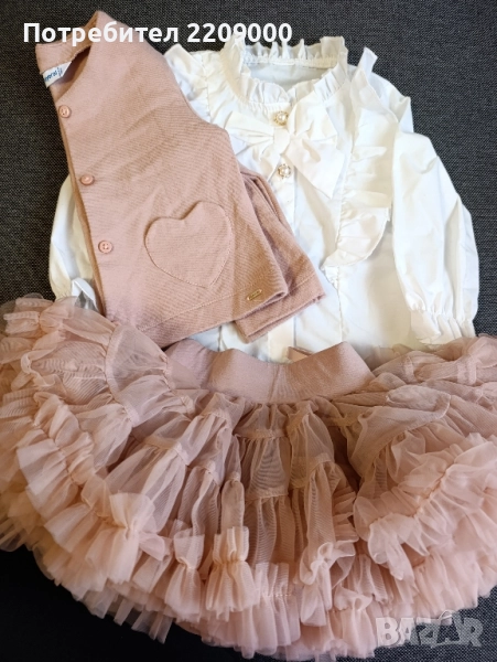 Комплект пола риза и сако размер 80, снимка 1