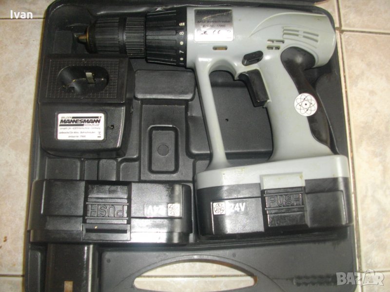 24 волта-Немски-Винтоверт-Дрелка-Манесмън-Manesmann, снимка 1