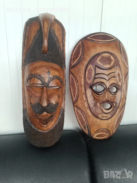 големи африкански маски , снимка 1