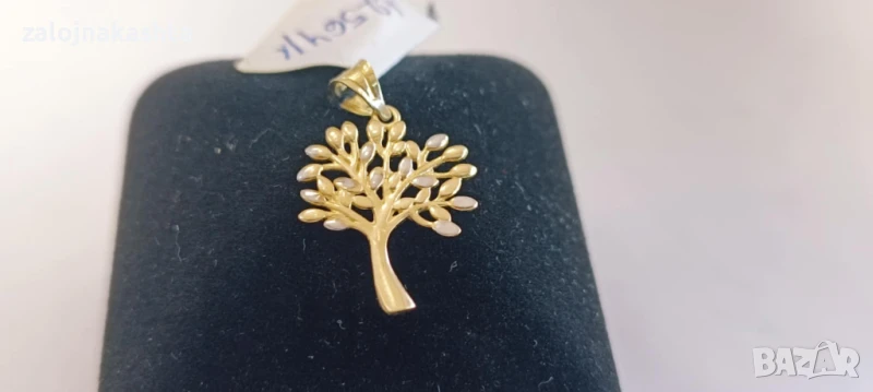 Нова Златна висулка дървото на живота-0,93гр/14кр, снимка 1