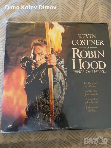 Laserdisc "Robin Hood: Prince of Thieves" NTSC, снимка 1