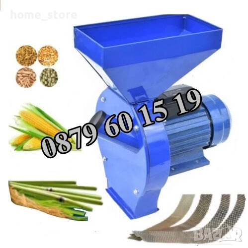 Монофазна комбинирана фуражомелка / ярмомелка 4,2 kW с 4 сита, снимка 1