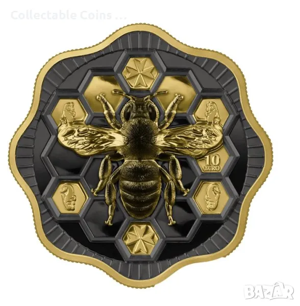колекционерска сребърна монета пчела , снимка 1