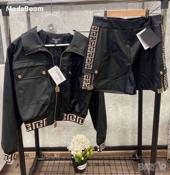 🔥Balmain уникален черен дамски комплект🔥, снимка 1