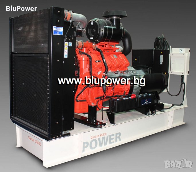 Дизелов агрегат (генератор). Mакс. мощност 770kVA , номинална 700kVA, 400V, 50Hz, Открит., снимка 1