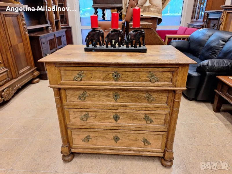 Винтидж скрин дъб , снимка 1