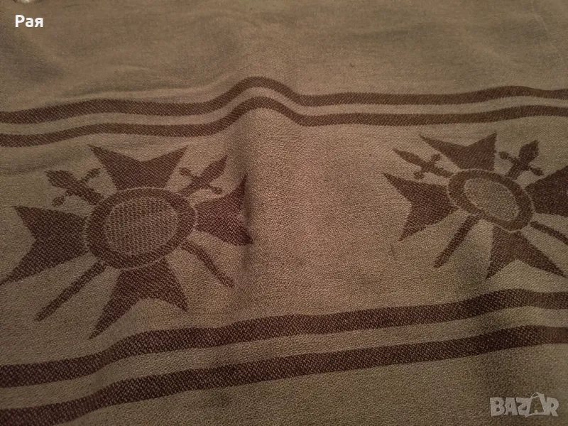 Старо вълнено одеяло 50-години , снимка 1